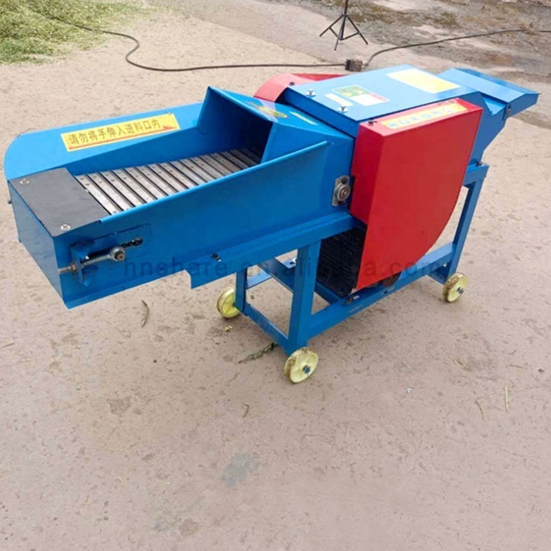 Automation Animal Feed Corn Straw Fodder Crusher Hay Chaff Cutter Grass Shredder Machine