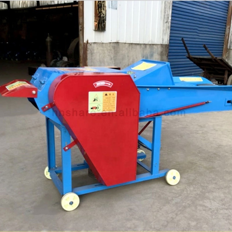 Automation Animal Feed Corn Straw Fodder Crusher Hay Chaff Cutter Grass Shredder Machine