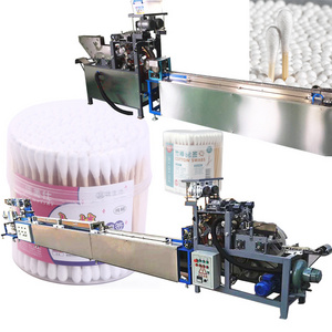 Automation Cleaning Cotton Buds Stick Making Machine Alcohol Swab Forming Machinery Production Line for Sale