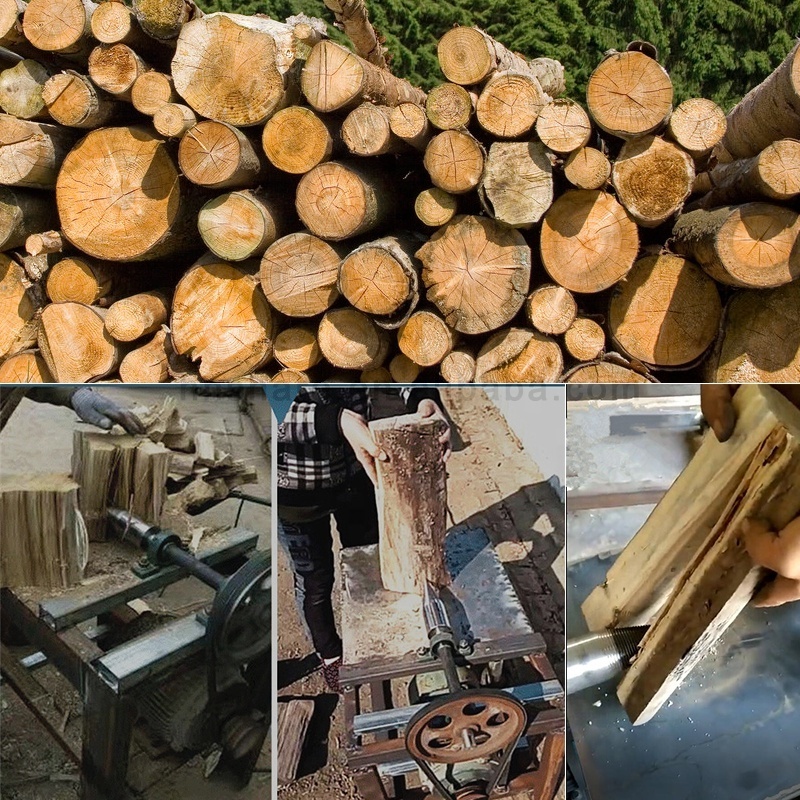 firewood splitting machines wood splitter cutting machine