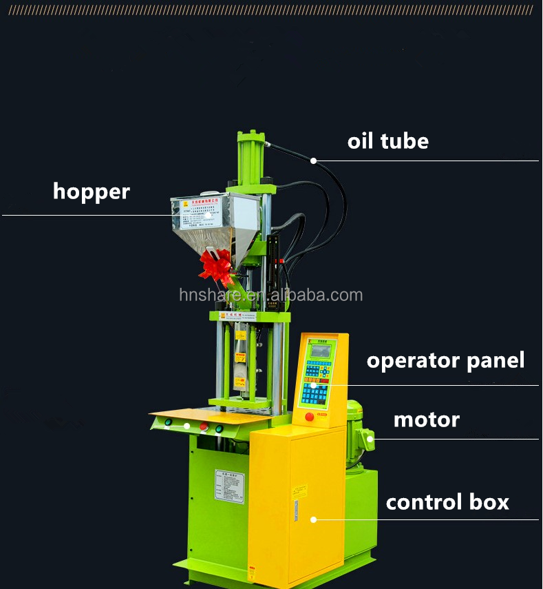 High Efficiency Vertical Plastic Making Plastic Wholesale Plastic Manual Bench Model Mini Injection Molding Machine