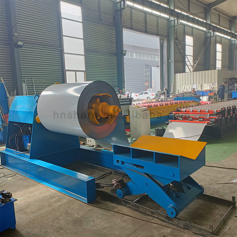 uncoiler feeder coiler decoiler full automatic C U machine hydraulic sheet metal uncoiler machine