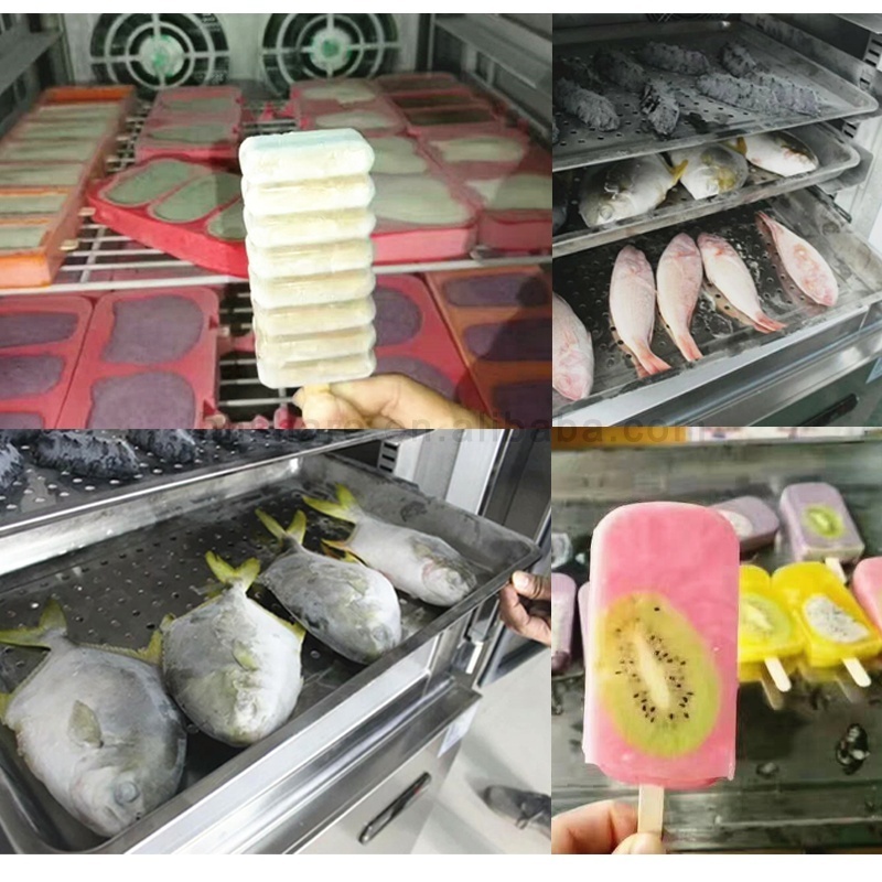 Ice Cream Quick Freezing Vertical iqf Tunnel Freezer Machine