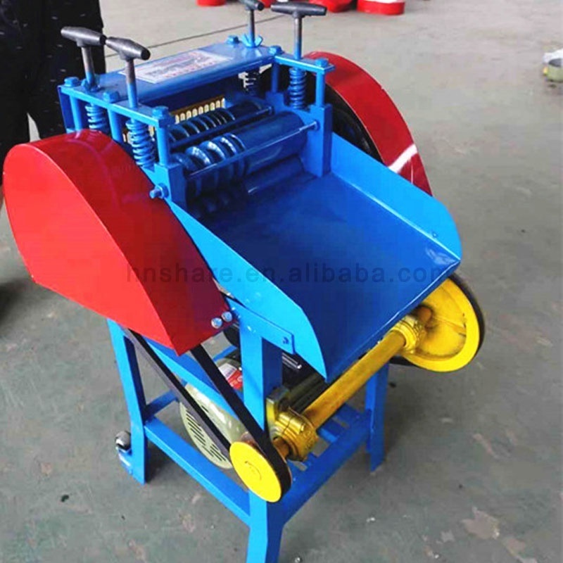 Scrap copper wire stripping cable peeling recycling machine cable