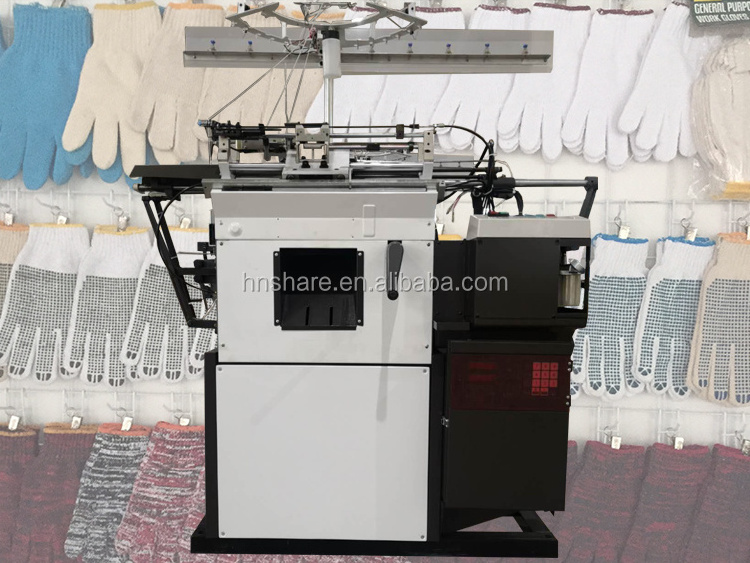 Used Glove Knitting Machine to Make Gloves Making Machine