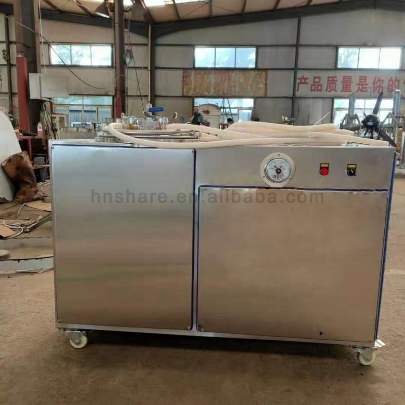 Crab Roe Meat Separating Machine Crab Paste Adsorber Extracting Machine All in One