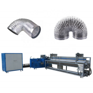 Air Tube Spiral Ducting Round Duct Flex Making Forming Machine