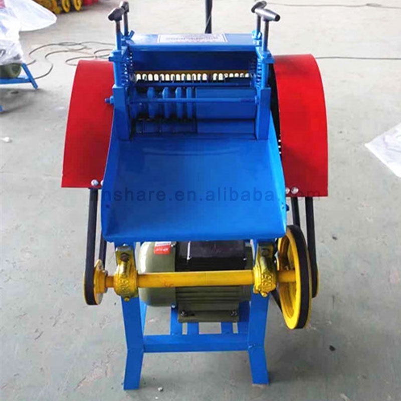 Scrap copper wire stripping cable peeling recycling machine cable