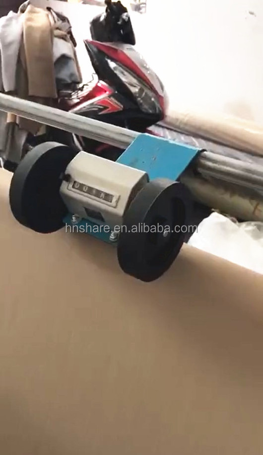 Automation Portable Fabric Roller Machine Textile Fabric Roll Measuring Packing Machine