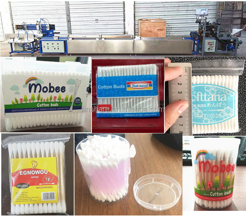 Automation Cleaning Cotton Buds Stick Making Machine Alcohol Swab Forming Machinery Production Line for Sale