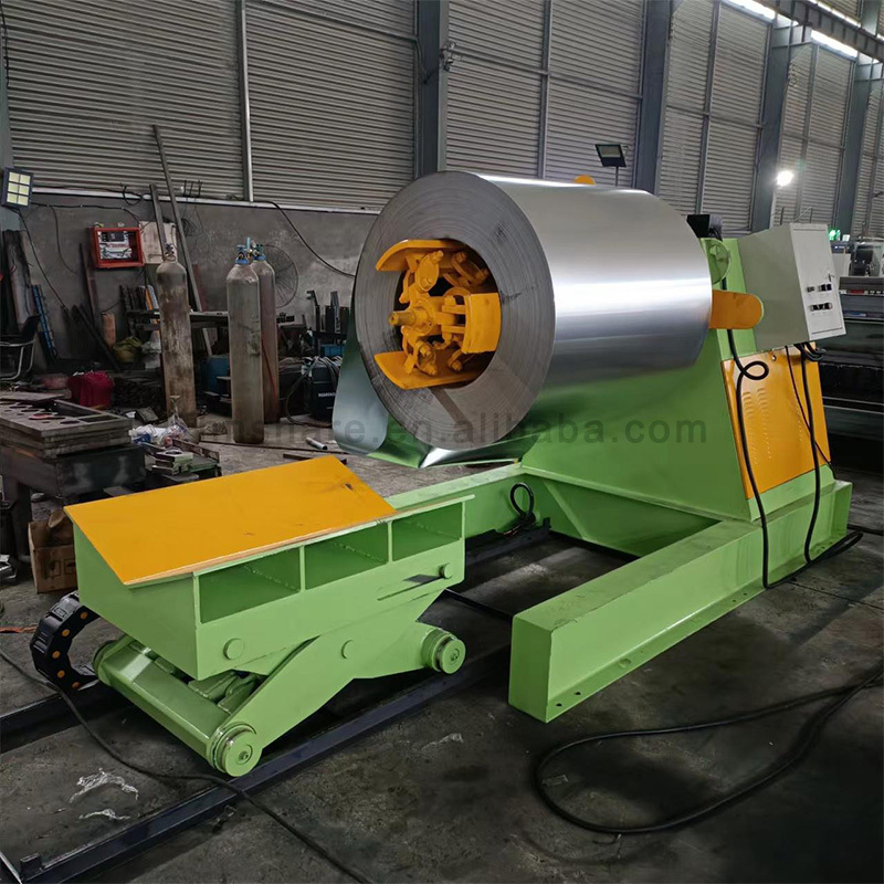 uncoiler feeder coiler decoiler full automatic C U machine hydraulic sheet metal uncoiler machine