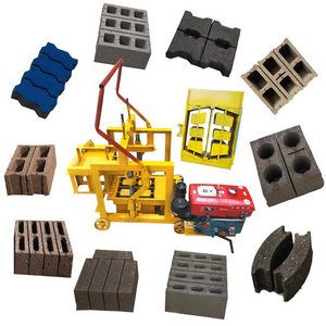 Block Machine Making Automatic Mobile Portable Cement Hollow Concrete Block Making Machine for Building