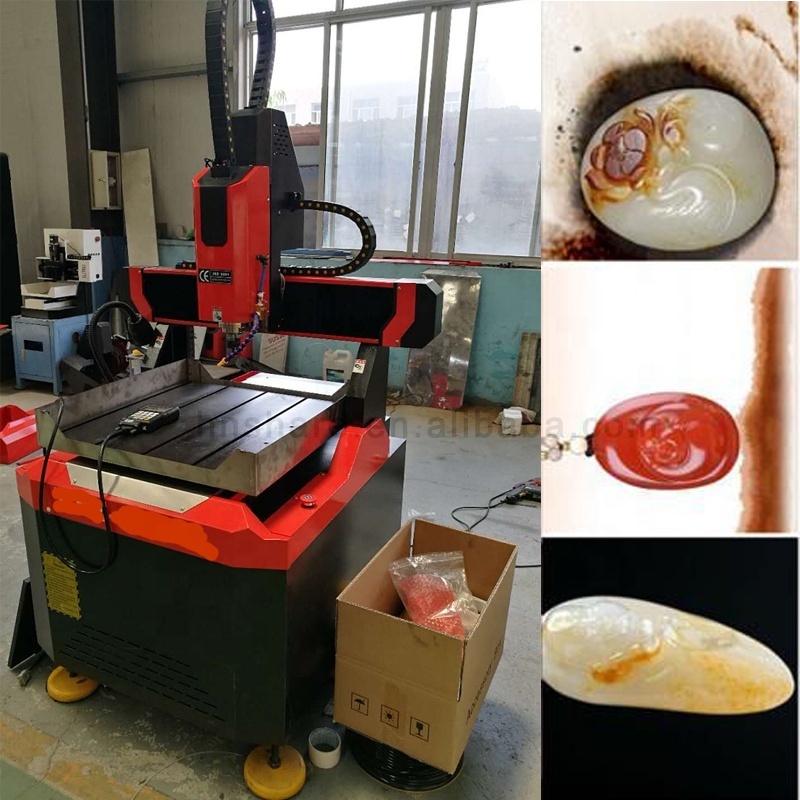 Cnc Jade Carving Machine Engraved Stone Machine 3D Stone Carving Machine