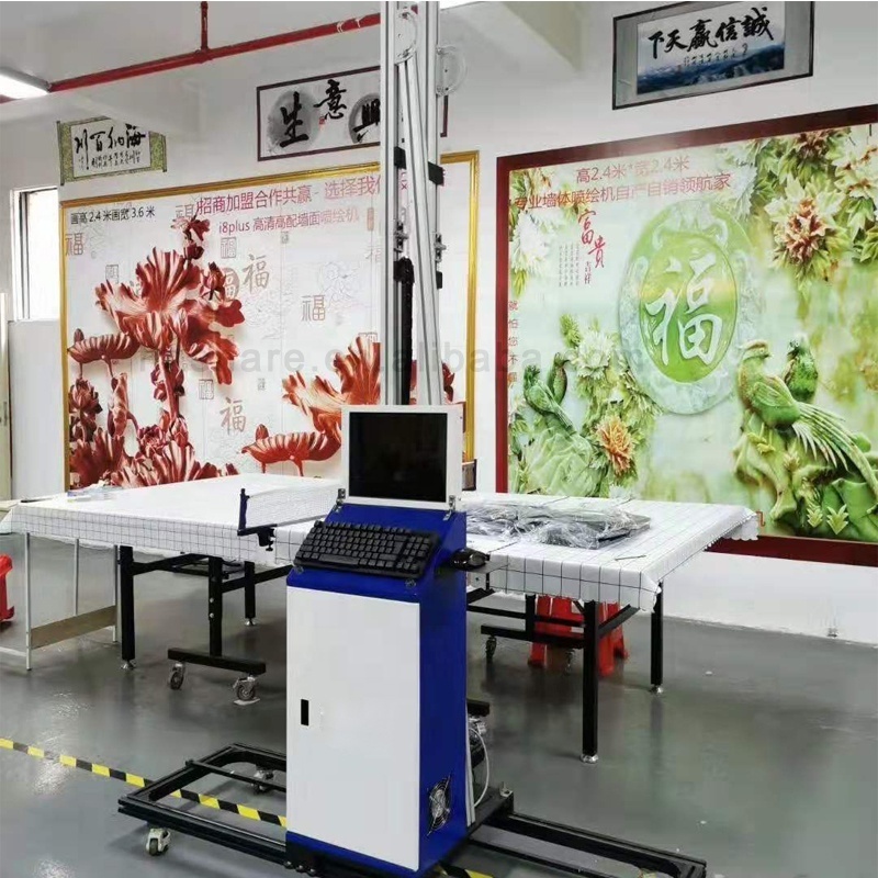 Printing Machine on the Wall Wall Painting Machine 3D Inkjet Printer Printing