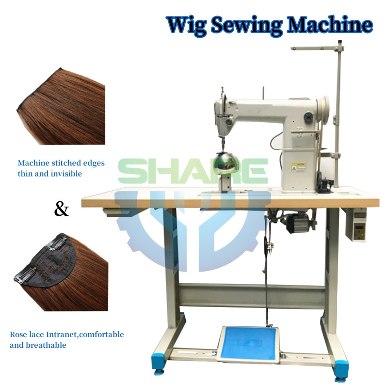 Industrial Human Hair Wig Making Sewing Machine Household Single Needle Sewing Wig Making Machinery with Ball