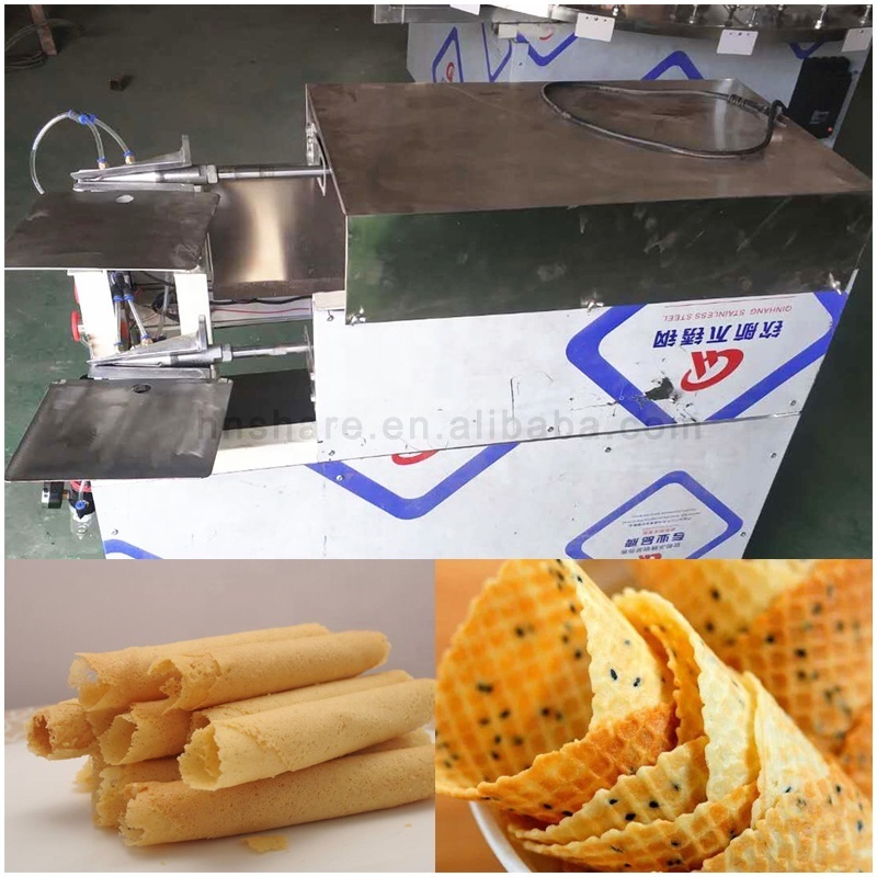 Egg roll making machine automatic waffle cone maker making machine