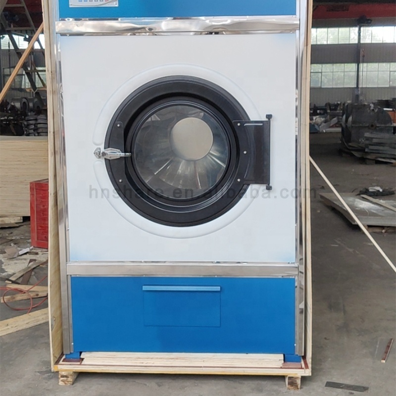 15kg industrial laundry home cloths wool cotton drying machine price dry cleaning press machine