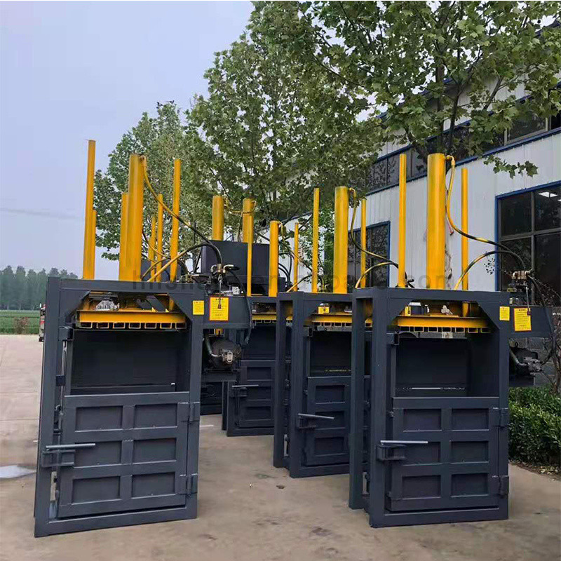 Automation Mini Waste Used Car Tyre Baler Machine Hydraulic Waste Plastic Hydraulic Cardboard Press Baler Machine