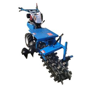 Automation Agricultural Trench Digging Machine Chain Trencher Ditching Machine Chain Tractor