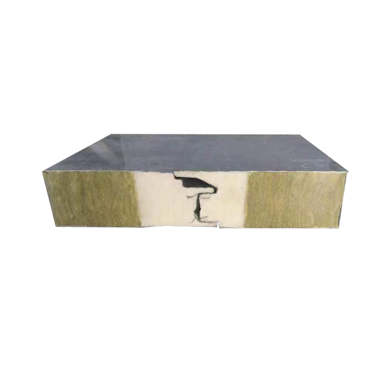 ROCK WOOL BOARD SAMPLE Fire proof sound proof rock wool sandwich wall and roof panel