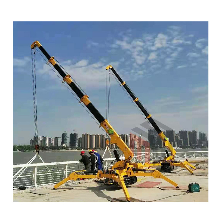 Electric Crawler Crane Mobile 8 Tons Spider Cranes Price