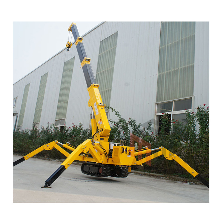 Electric Crawler Crane Mobile 8 Tons Spider Cranes Price