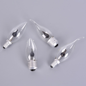 E12 E14 E26 E27 Christmas LED Candle light bulb 3W LED rainbow flicker flame decoration light bulb C35 C32 C26 C7 C9