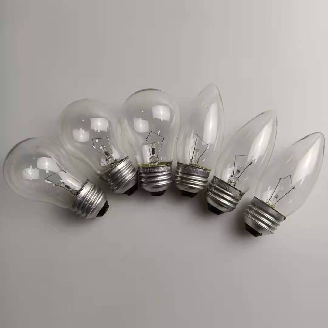 40 Watt Torpedo Candelabra Light Bulb 120V E26 Base Dimmable 40W Decorative Chandelier Bulbs Incandescent Lamp C32 C35