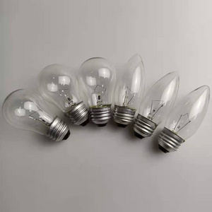 40 Watt Torpedo Candelabra Light Bulb 120V E26 Base Dimmable 40W Decorative Chandelier Bulbs Incandescent Lamp C32 C35