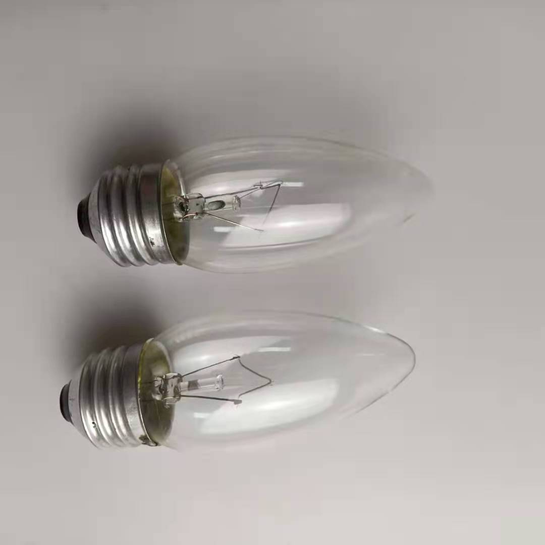 40 Watt Torpedo Candelabra Light Bulb 120V E26 Base Dimmable 40W Decorative Chandelier Bulbs Incandescent Lamp C32 C35