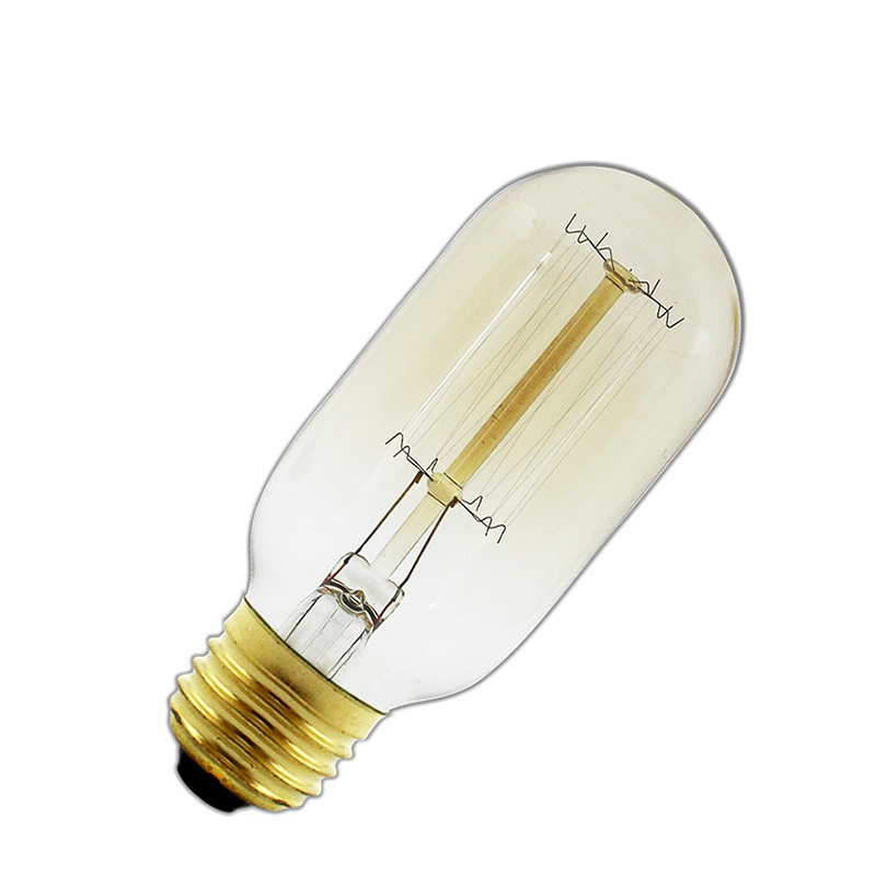 60 Watt Incandescent Light Bulbs Amber Glass Antique Vintage Old Fashion E26 120V Dimmable ST64 T45 G80 A19 Edison Light Bulbs