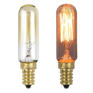 120V E12 25 Watt Nostalgic Incandescent Edison Bulbs T6 Tube Vintage Thread Filament Candelabra Base Antique Light  Bulb T20