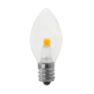 120V 2700K LED Night Light Bulb C7 E12 LED Candelabra Light Bulbs 0.6 Watt Equivalent 7W Incandescent Bulb Replacement Lamp