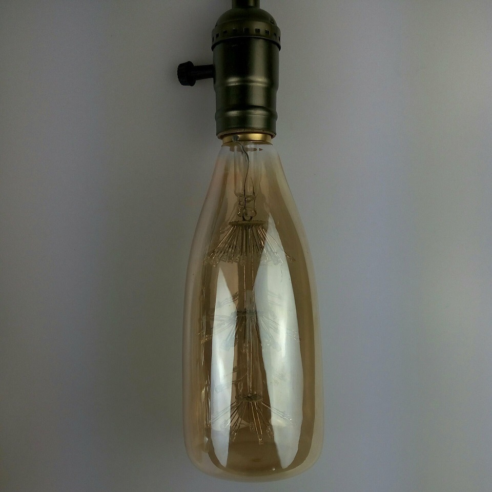 New design Retro 2 Watt beer bottle shape led vintage bulb 220V E27 dimmable LED Fireworks Filament Bulb for Decoration