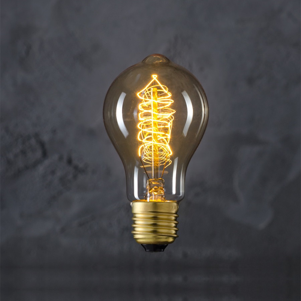 Retro Style Pendant Lamp A19 Filament Vintage Edison Bulb 25 Watt 220v e27 Old Style Incandescent Bulb