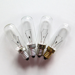 220V 230V 240V E14 Cylindrical incandescent light bulbs T25 25W 40W 360 degree cooker hood bulb refrigerator mini tungsten lamp