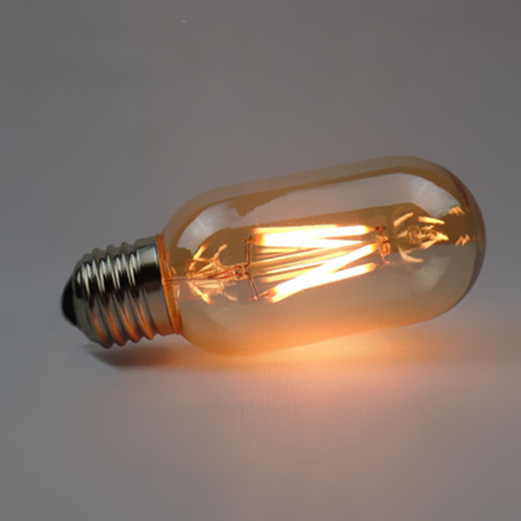 60W Equivalent 6W 120V 220V Vintage LED Filament Bulb ST64 T30 T45 A60 C35 G45 G80 G95 G125 Amber Glass Dimmable LED Edison Bulb