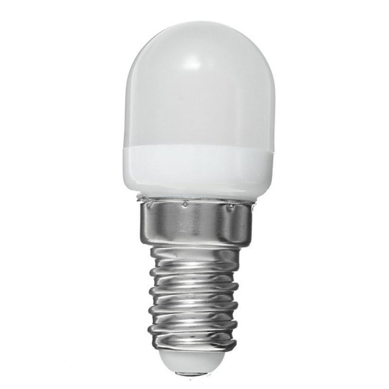 2W 220V E14 small screw base milk white cover LED mini refrigerator light bulb T22 LED Fridge indicator energy-saving corn bulb