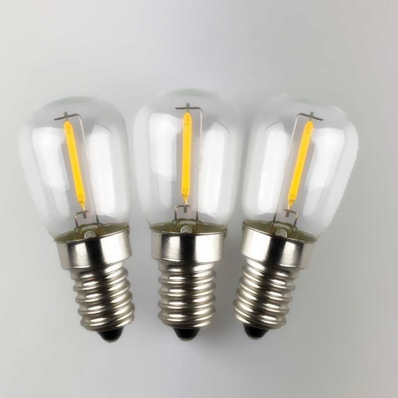 E12 E14 Edison LED Filament Indicator Mini Bulb 0.5W 1W Vintage LED Light Bulbs C7 C9 C26 T20 T22 ST26 G40 G45 Chandelier Lamp