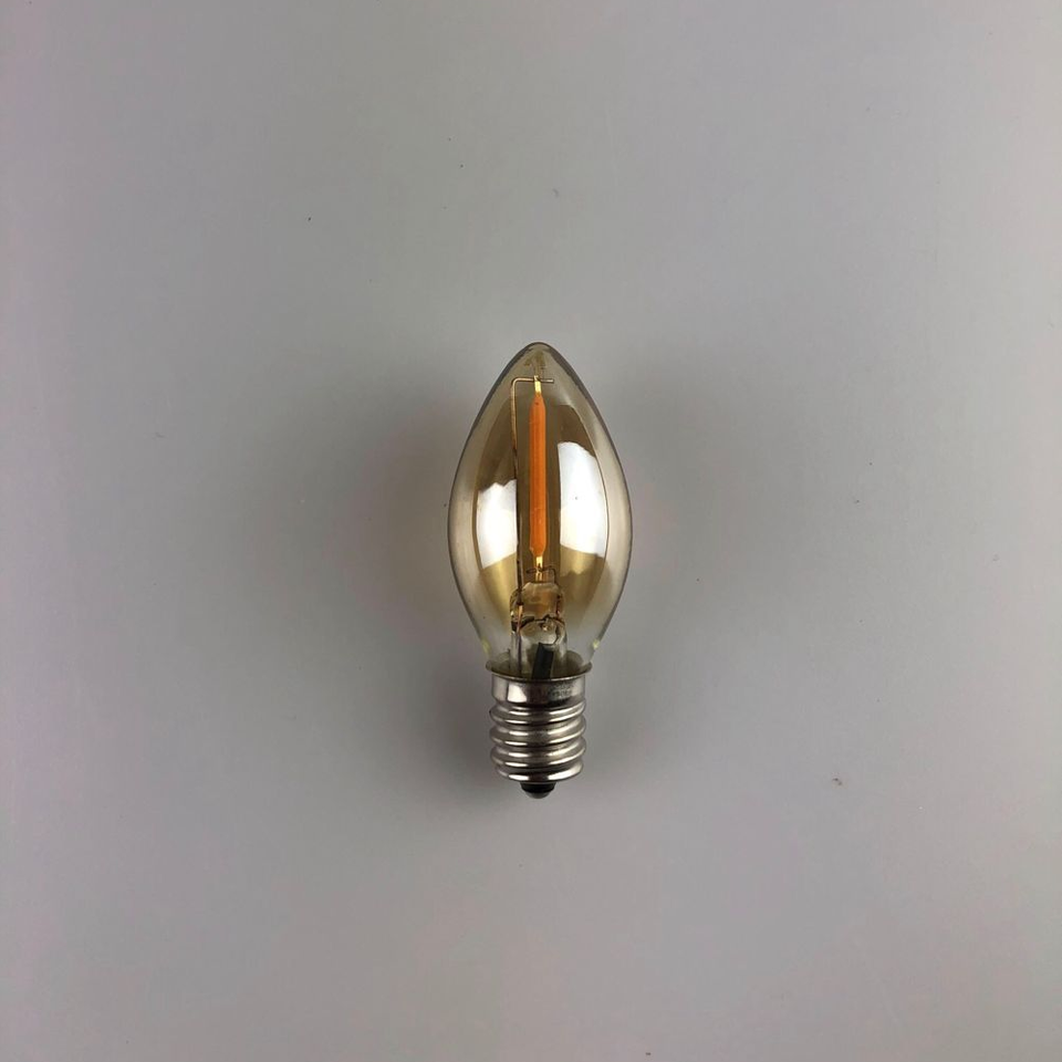 High quality 230V LED Night Light Bulb C7 E12 LED Candelabra Light Bulbs 1 Watt Warm White 2700K Candles LED Replacement Bulb