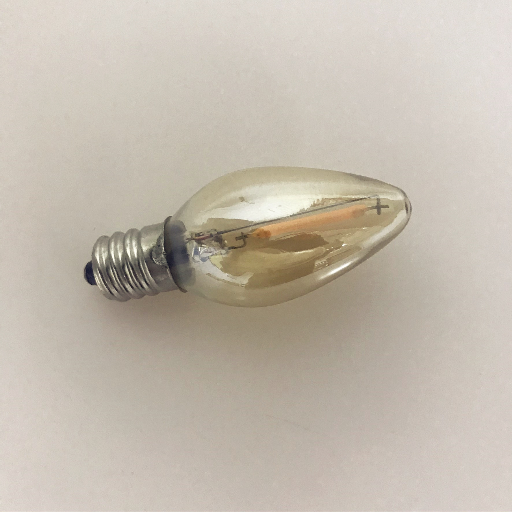 C7 LED Bulb 0.5W 1W Candle Bulbs Amber 5w 7w 10w Incandescent Replacements E12 Candelabra Base led Filament Night Light Bulb