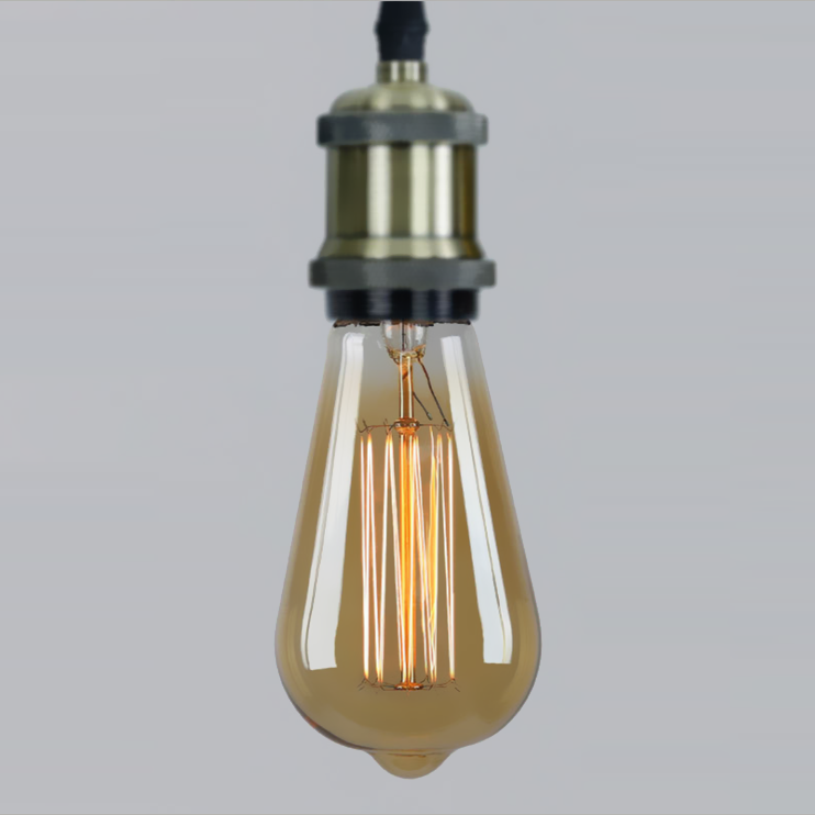 Vintage lighting E26 E27 retro squirrel cage /spiral filament edison incandescent light bulbs A19 ST58 ST64 T30 T45 G80 G95 G125