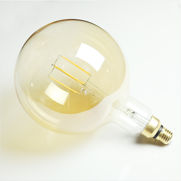 Factory price E26 E27 B22 6W 8W G150 G200 large dimmable decorative edison style over size giant edison style led filament bulbs