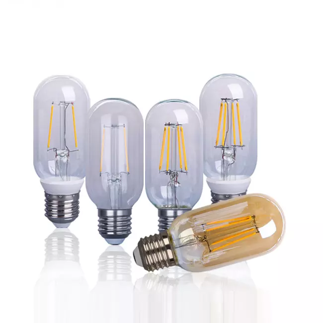 CE RoHS led light T45 led filament bulbs 220v e27 6w led edison lamp smart led lighting