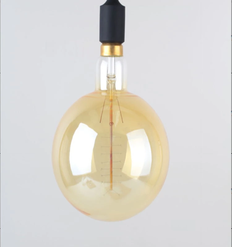 220V E27 40W Extra Large Round Edison Antique Light Bulb G200