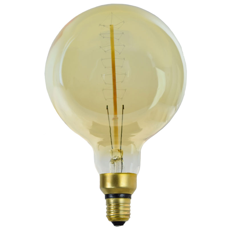 220V E27 40W Extra Large Round Edison Antique Light Bulb G200