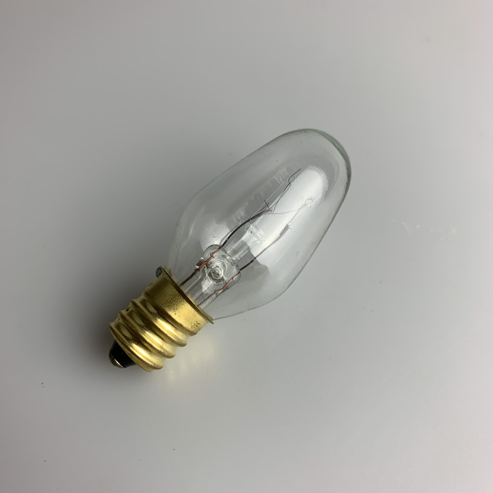 C7 C9 Night Light Incandescent Bulb Miniature Lamp 110V E12 7W 10W 15W Clear Light Bulb For Christmas Decorative Lighting