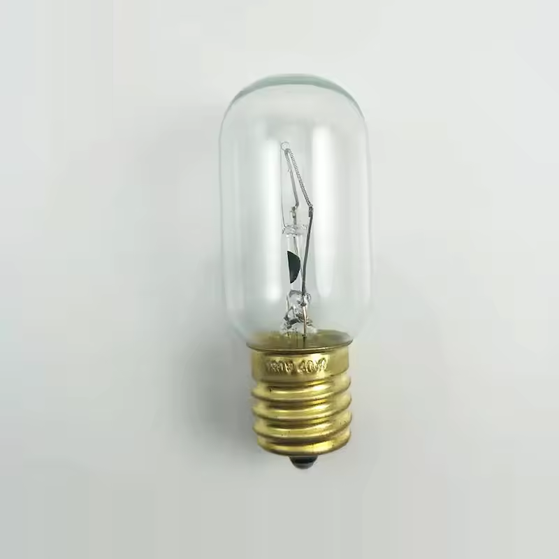 T25 Oven bulb T8 microwave light bulbs 110V 120V 127V 130V 15W 25W 40W E17 High Temperature 300 Degree Oven Microwave bulb