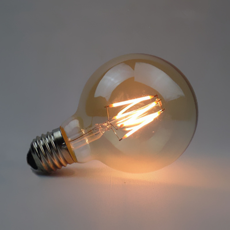 Vintage Edison LED Bulb Dark Brown E27 AC 220-240V LED Filament Lamp Retro Globe Lighting