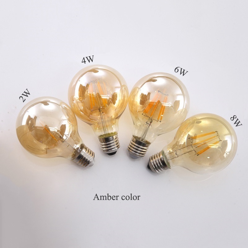 2W 4W 6W 8W Ampoule Vintage Edison LED Light Bulbs E26 E27 LED Filament Bulb Lamp 110V 220V Dimmable A60 ST64 T30 T45 G95 G125